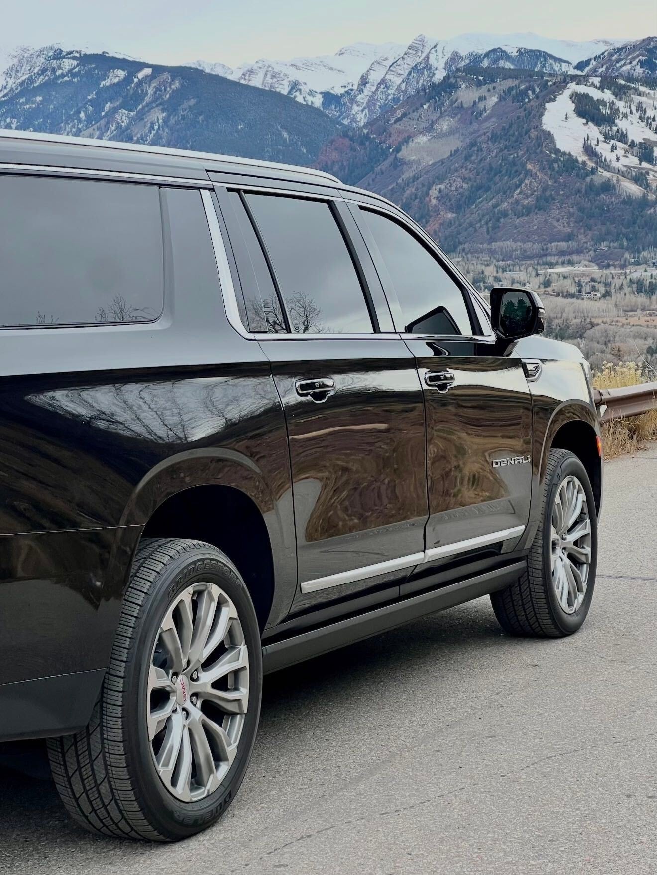 GMC Yukon in mountain setting